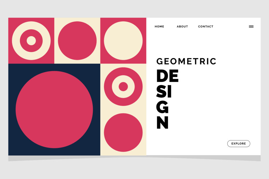 Mosaic Flat Creative background. Vector illustration