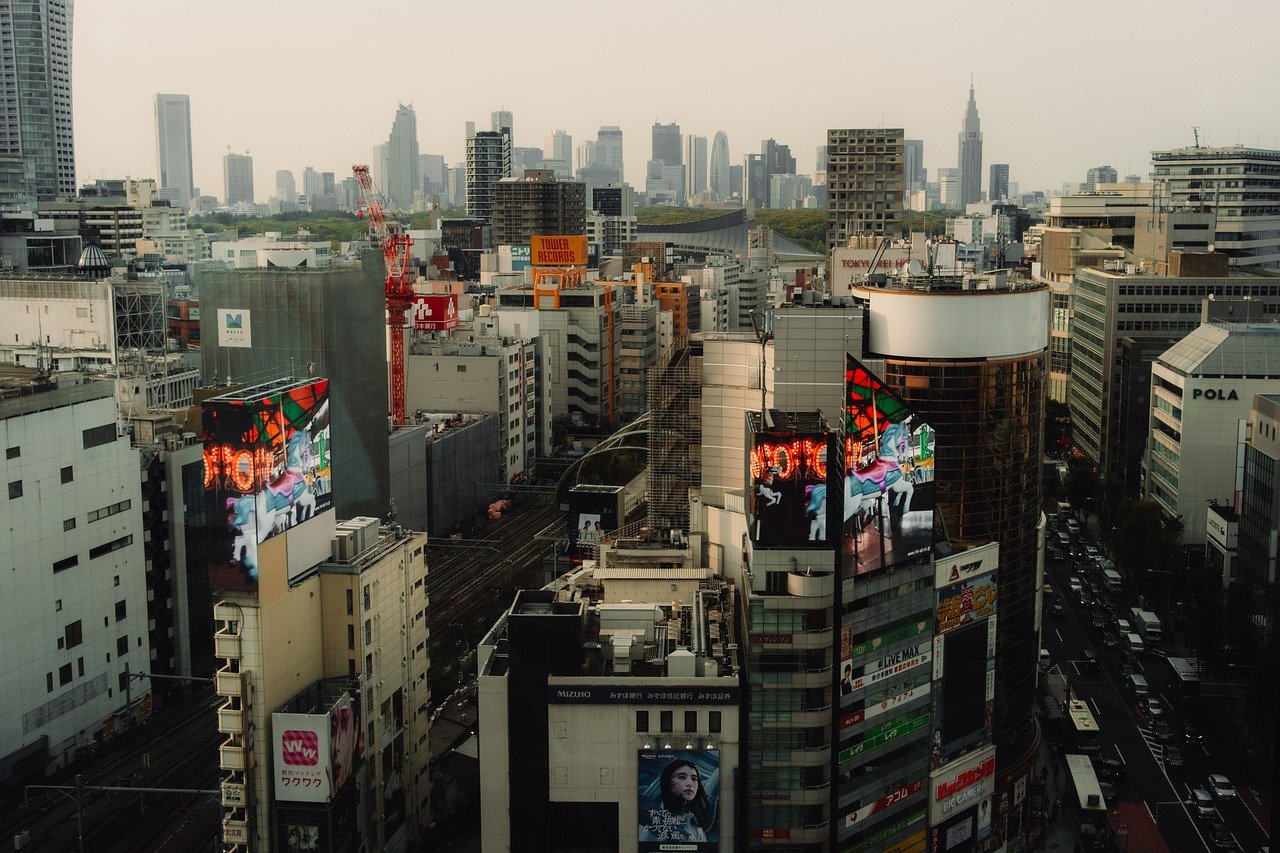 japan, urban, architecture, building, tokyo, city, skyline, cityscapes, shibuya